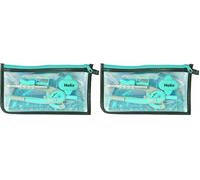 Helix Super School 6 Piece Maths Kit - (Assorted Colours) (Pack of 2)