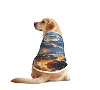 Hell and Heaven Dog Shirt Vest Dog Clothes- Breathable Cooling for Big Dogs, Sun Protection Comfort Wear for Golden Retriever, Husky, Alaska Outdoor Activities XX-Large