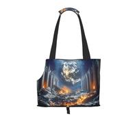 Hell and Heaven Pet Tote Bag Foldable Handbag Carrier for Small Dogs Cats Puppy Portable Travel Shoulder