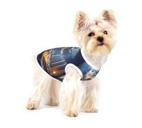 hell and heaven Premium Dog Tshirt - Soft 100% Cotton Ropa Para Perros, Perfect for Small to Medium Dogs, Stylish and Comfortable Shirts for Dogs L