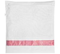 Hell Blues 12-Pack Saree Bags with Zip Closure ~ 100% Cotton Cloth Bags and Wardrobe Organizer with Transparent window 43cm x 36cm