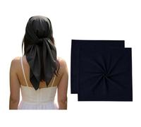 Hell Blues 2-Pack Cotton Bandanas Solid Color Large 26" | Bandana Square Scarfs, Headband for Men Women girls boys