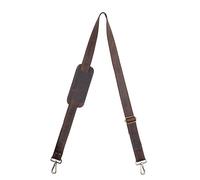 Hell Blues Bag Shoulder Strap - Genuine Leather with Brass Swivels Adjustable 57" Universal Replacement Strap for Laptop Bags, Luggage Duffel, Crossbody (145 cm) (Cinnamon Brown)