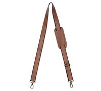 Hell Blues Bag Shoulder Strap - Genuine Leather with Brass Swivels Adjustable 57" Universal Replacement Strap for Laptop Bags, Luggage Duffel, Crossbody (145 cm) (Tan Brown)