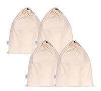 Hell Blues Cotton Breathable Dust-Proof Drawstring Storage Bags Cover for Shoes, Laptop Bags, Handbags, Backpacks 4 Pack ((Medium) 48cm x 41cm)
