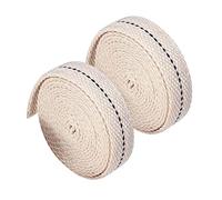 Hell Blues Flat Cotton Oil Lamp Wick Odorless - 2.4 metre each Oil Burner Paraffin/Paraffin greenhouse heaters (2 Pc, 2.5cm wide)