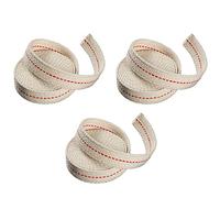 Hell Blues Flat Cotton Oil Lamp Wick with Red Stitch Odorless 2 cm - 2.43 metre Oil Burner Paraffin/Paraffin greenhouse heaters (3 Pack)