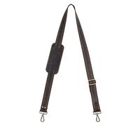 Hell Blues Genuine Leather Bag Strap with Brass Swivels Adjustable 57" Universal Replacement Shoulder Straps for Laptop Bags, Luggage Duffel, Messenger Bags (145 cm)