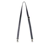 Hell Blues Genuine Leather Purse Strap Replacement Adjustable 1" (2.5 cm) Wide ~ Womens Crossbody Handbag Laptop Bag Strap 28"-57" (71 cm - 145 cm) (Black)