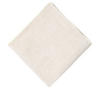 Hell Blues Men Pocket Square Linen Off-white with Color Embroidered Edge ~ Suit Accessories For Wedding, Formal event 24cm x 24cm