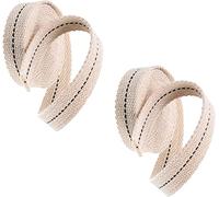 Hell Blues Oil Lamp Wick Flat Cotton with Black Stitch Odorless 2 cm - 2.4 metre Oil Burner Paraffin/Paraffin greenhouse heaters (2 Pack)