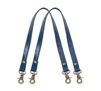 Hell Blues Purse Straps Replacement Handles Full Grain Leather 2 Pcs ~ 61cm Premium Strap with Lobster buckles for Women Handbag or shoulder bag - 24" inches