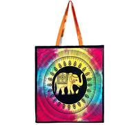 Hell Blues Reusable Shopping Bags, Foldable Washable 100% Cotton Grocery Bags Hippy Tote Bags for Daily Groceries Travel Storage, Machine Washable
