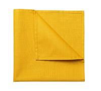 Hell Blues Solid Linen Pocket Square - 12.5 inch Handkerchief for Men's Suits & Tuxedos - Weddings, Formal Events