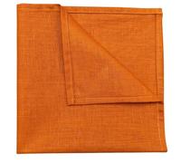Hell Blues Solid Linen Pocket Square - 12.5 inch Handkerchief for Men's Suits & Tuxedos - Weddings, Formal Events