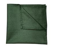 Hell Blues Solid Linen Pocket Square - 12.5 inch Handkerchief for Men's Suits & Tuxedos - Weddings, Formal Events