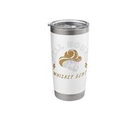 Hell Bound Whiskey Bent - Cowboy Skull Stainless Steel Insulated Tumbler