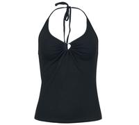 Hell Bunny Cheryl Top Halternecks black L