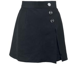 Hell Bunny Cooper Skorts Women's Shorts, Black, XXL