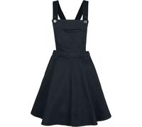 Hell Bunny Dakota Pinafore Dress Medium-length dress black XS