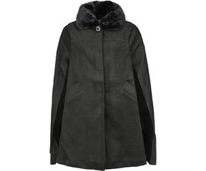 Hell Bunny Devon cape coat Coat black XS