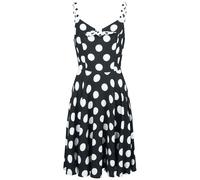 Hell Bunny Dolores Dress Midi Dress black white XS