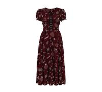 Hellbunny - Doomed - Dress - burgundy - S - 100% Viscose,Viscose S