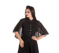 Hell Bunny Draco Blouse Black