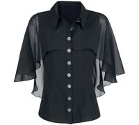 Hell Bunny Draco Blouse Blouse black 4XL