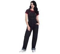 Hell Bunny Ella May Denim Dungarees L