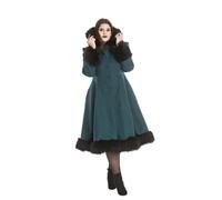 Hell Bunny ELVIRA COAT (UK, Alpha, XL, Regular, Regular, Green)