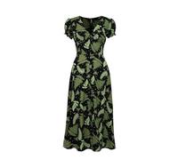 Hell Bunny Gaia Midi Dress Black