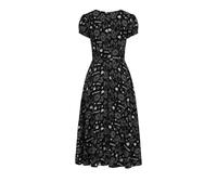 Hell Bunny Gothic Witchcraft Hello Goodbye Black White Dress (as8, Alpha, l, Regular, Petite)