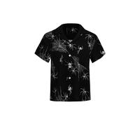 Hell Bunny Grungy Spider Shirt Halloween Gothic Top - Spider Web Cobweb, Black, 4XL