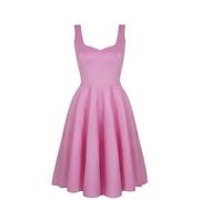 Hell Bunny Heidi Dress Pink Midi Dress pink S