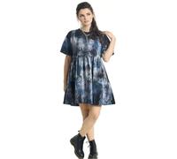 Hell Bunny Lost Mini Dress Navy