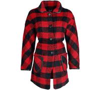 Hell Bunny Manhattan Coat Coats black red XS