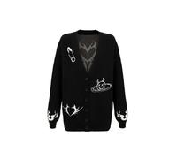 Hell Bunny Mercy Cardigan Cardigan black white 3XL