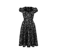 Hell Bunny Mischief Midi Dress Midi Dress black white S
