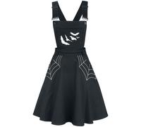 Hell Bunny Miss Muffet Pinafore Dress Mini Dress black XL