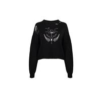 Hell Bunny Russula Jumper Knitted Jumper grey 4XL