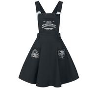 Hell Bunny Samara Pinafore Dress Midi Dress black M