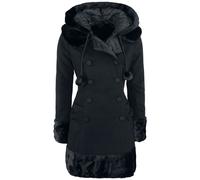 Hell Bunny Sarah Jane Coat Winter Coat black XL
