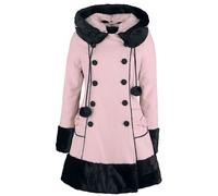 Hell Bunny Sarah Jane Coat Winter Coat light pink 3XL