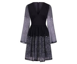 Hell Bunny Secret Gate Dress Black