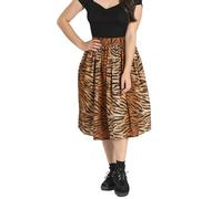 Hell Bunny Tora 50's Skirt Brown