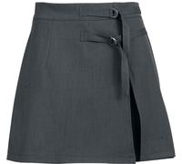 Hell Bunny Traxler Skort Shorts grey XL