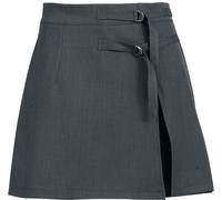 Hell Bunny Traxler Skort Shorts grey XS