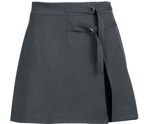 Hell Bunny Traxler Skort Shorts grey XS