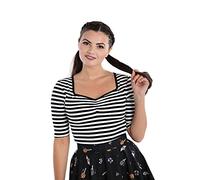 Hell Bunny Warlock Top Black-White